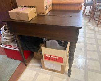. . . antique spinet desk