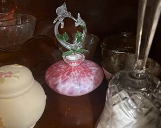 . . . art-glass perfume bottle