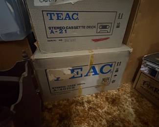 . . . vintage TEAC stereo components