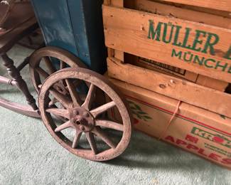 . . . vintage wagon wheels