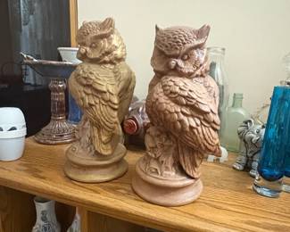 . . . owl statues