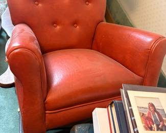 . . . awesome child's leather chair