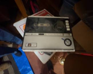 . . . vintage tape recorder
