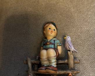 Goebel Hummel Boy with Bird Figurine