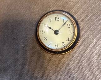 Vintage Small Round Desk Clock
