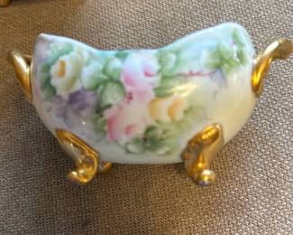 Hand Painted Porcelain Floral Bowl