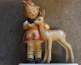 Goebel Hummel Girl & Deer Figurine