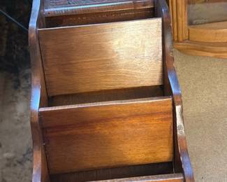 Wooden Vintage Mail Organizer