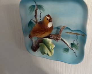 Vintage Bird Wall Plaque