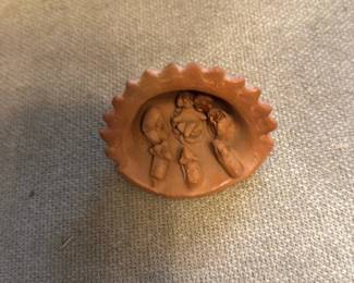 Terracotta Nativity Figurine As Is