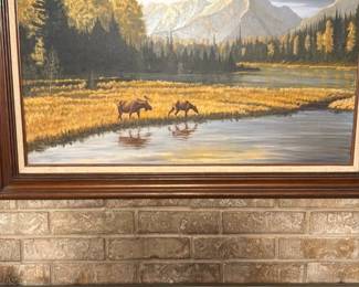 Mountain Landscape Oil Painting