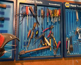 . . . and a second vintage NAPA tool board with screw drivers