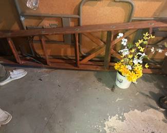 . .. wood step ladder