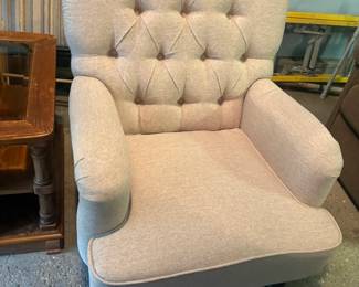 . . . upholstered accent chair