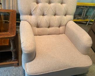 . . . upholstered accent chair