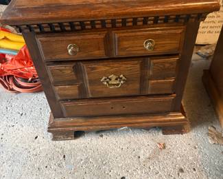 . . . oak night stand