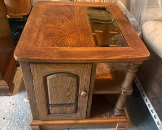. . . oak lamp table