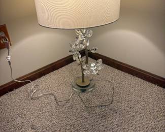 . . . accent crystal lamp