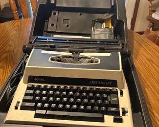 . . . vintage electric typewriter