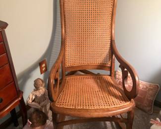 . . . caned rocker