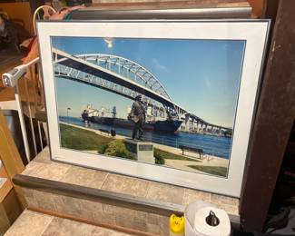 . . . great bridge and freighter shot