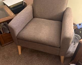 . . . upholstered accent chair