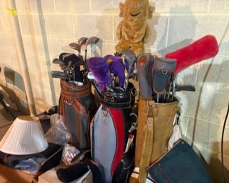 . . . golf clubs