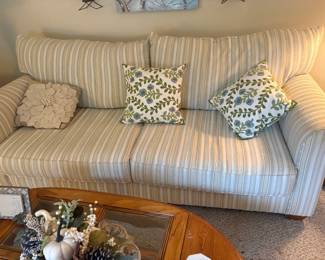 . . . upholstered couch