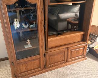 . . . oak entertainment center