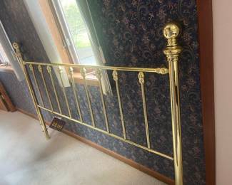 King Size Brass Headboard