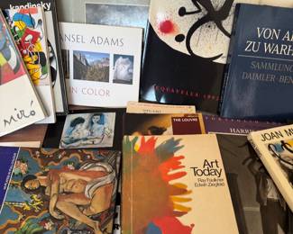 Huge selection of art books and coffee table books