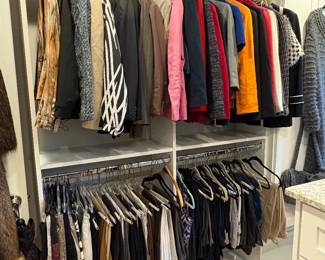 Ladies Clothing Sizes:  S-M, 0-4
