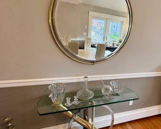 Vintage Kaizo Oto for DIA Console Table & Mirror