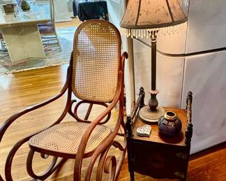 Vintage Cabinet & Table Lamp 