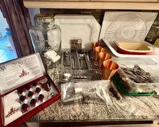 Serving Platters & Flatware