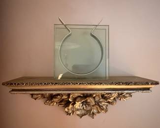 MOMA Square Ribbon Vase & Rococo Shelf