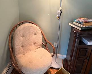 Vintage MCM Bamboo Chair 