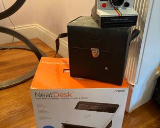 Vintage Polaroid Camera & Desktop Scanner