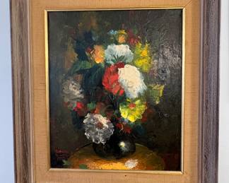 Oil Painting by Poncini Paris 