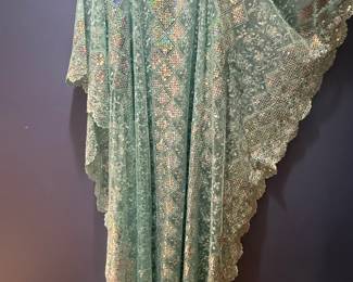 Vintage crystal embellished caftan