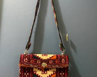 Vintage carpet bag