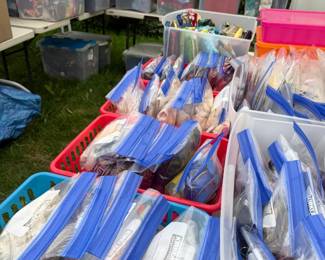 Loads of fancy ribbon and trim