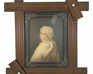 Portrait of Beatrice Cenci After Guido Reni, Lithograph