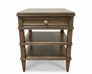 2 Stanley solid wood end tables