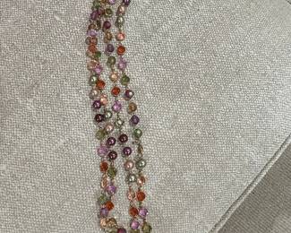 Multi-Tourmaline Station Necklace