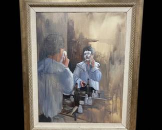 Luconi "The Clown" Oil Painting