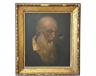 Portrait of an Old Man, Oil on Canvas