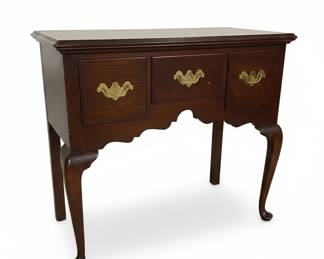 Queen Anne Style Mahogany Lowboy