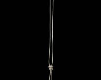 Sterling Silver Necklace With Pearls