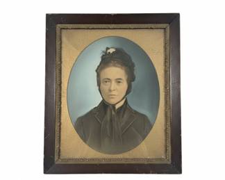 Victorian Portrait in Ornate Frame